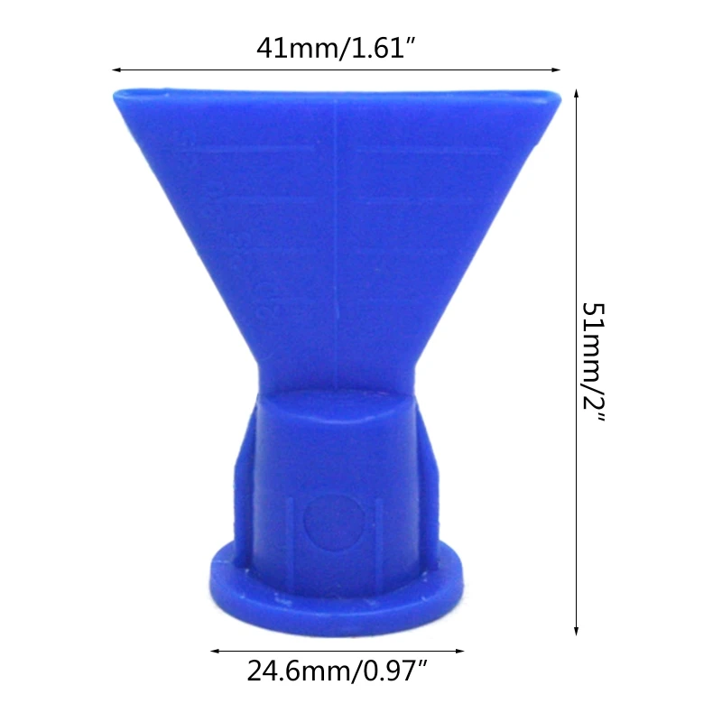 Конусная насадка в форме мерки практичная герметичная силиконовый герметик