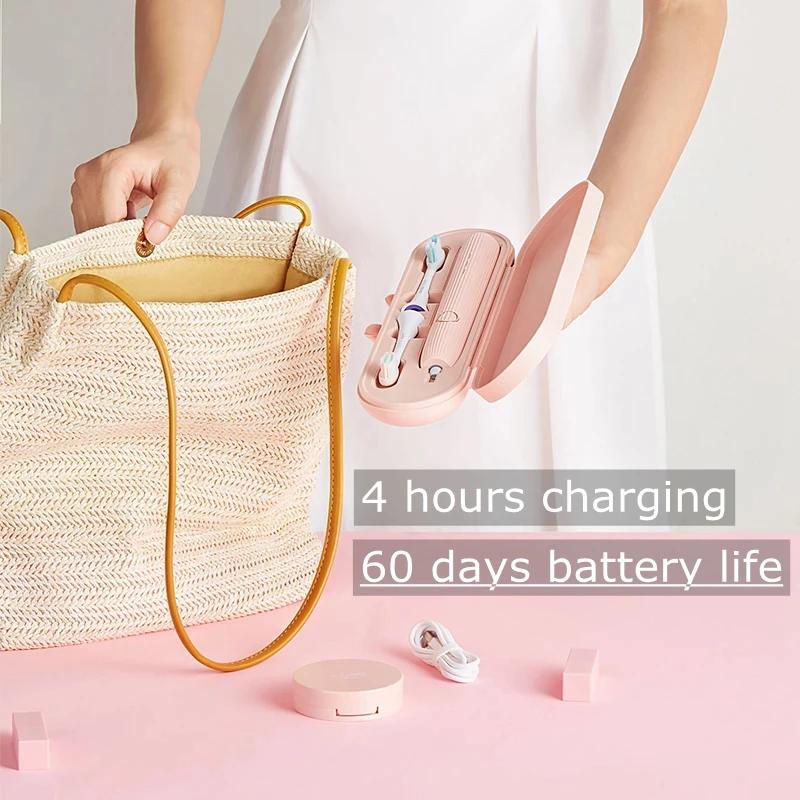 SOOCAS V1 звуковая электрическая зубная щетка USB перезаряжаемая IPX7 Waterproor для