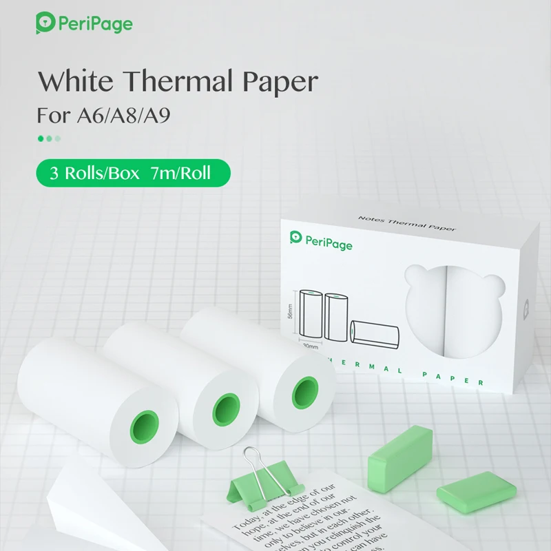 

Термобумажные наклейки PeriPage A6 Thermal Paper Image