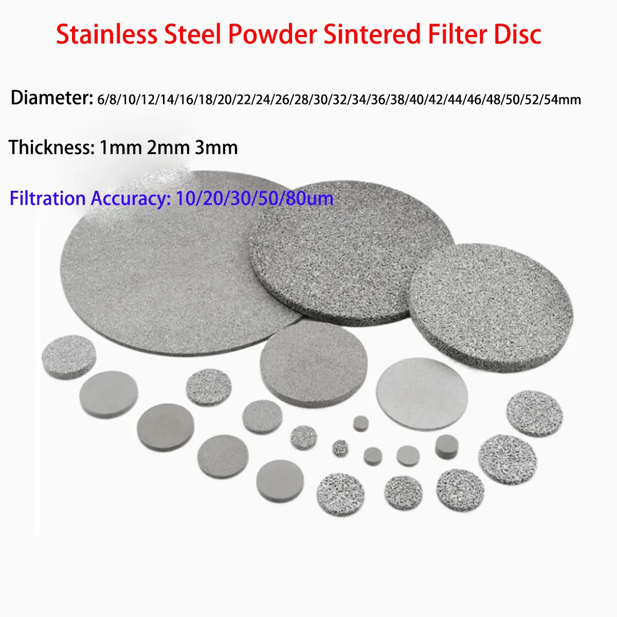 

Фильтрующие диски из нержавеющей стали