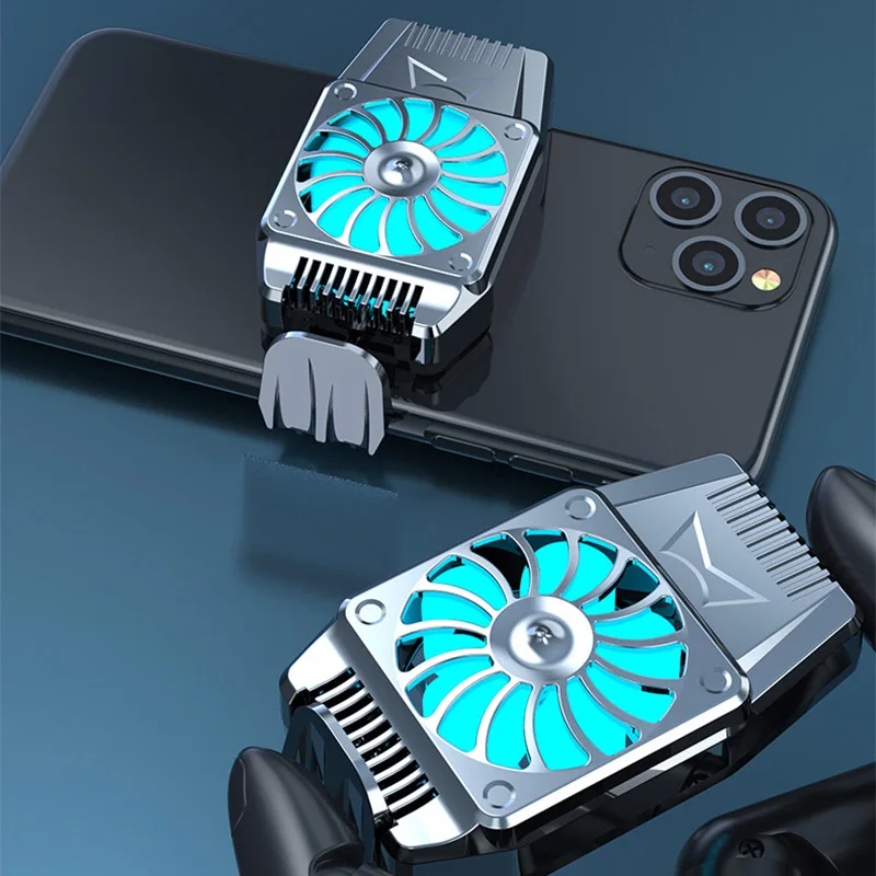 Universal Mini Mobile Phone Cooling Fan Radiator Turbo Hurricane Game Cooler Cell Cool Heat Sink For IPhone/Samsung/Xiaomi |