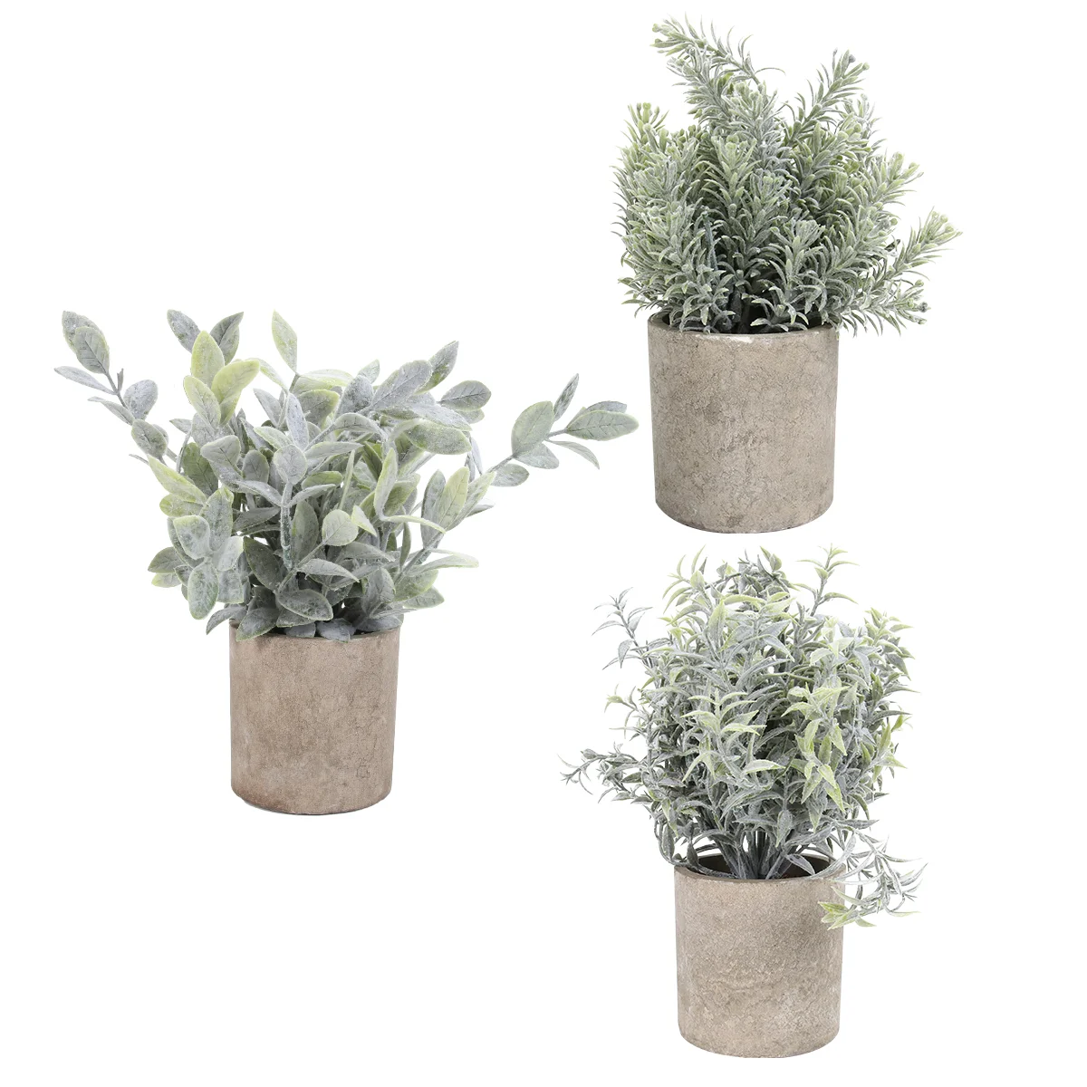 

3pcs Simulated Plant Imitated Plant Bonsai Fake Potted Plant Fake Plant Decor