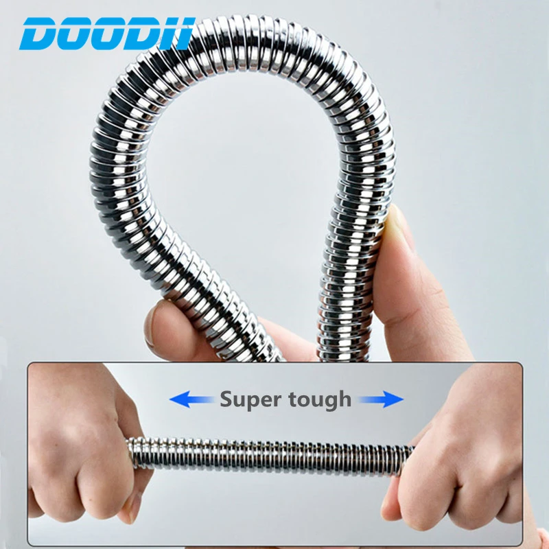 Душевой шланг DOODII 3 м/5 м утолщенная ручная Лейка из нержавеющей стали с