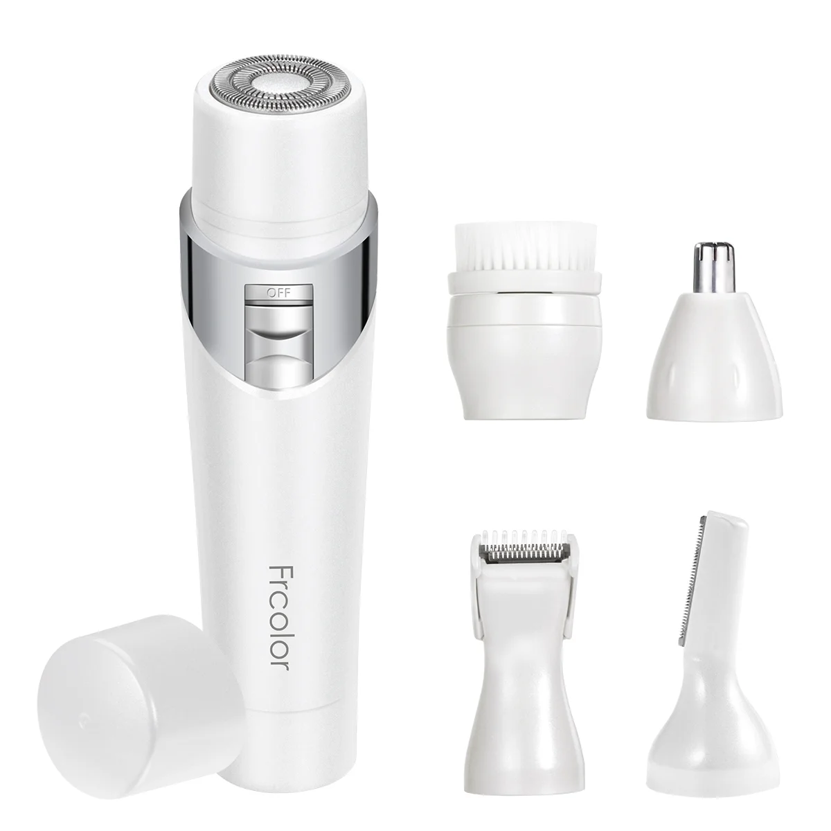 

Frcolor Electric Shaver 5-in-1 Portable Waterproof Hair Remover Hair Epilator Armpit Leg Arm Face