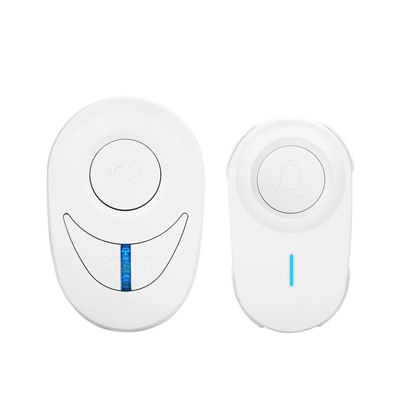 

Wireless Call Doorbell Home Elderly Call Reminder Waterproof Doorbell 100M Range Emergency Call Safety Alarm Set EU Plug