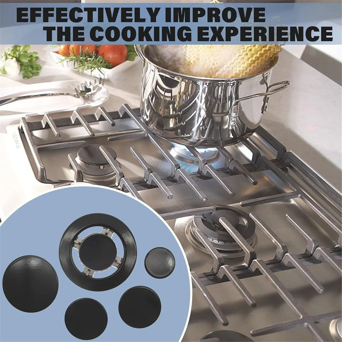 Колпачки для горелок газовой плиты набор колпачков 5 PS колпачки совместимые