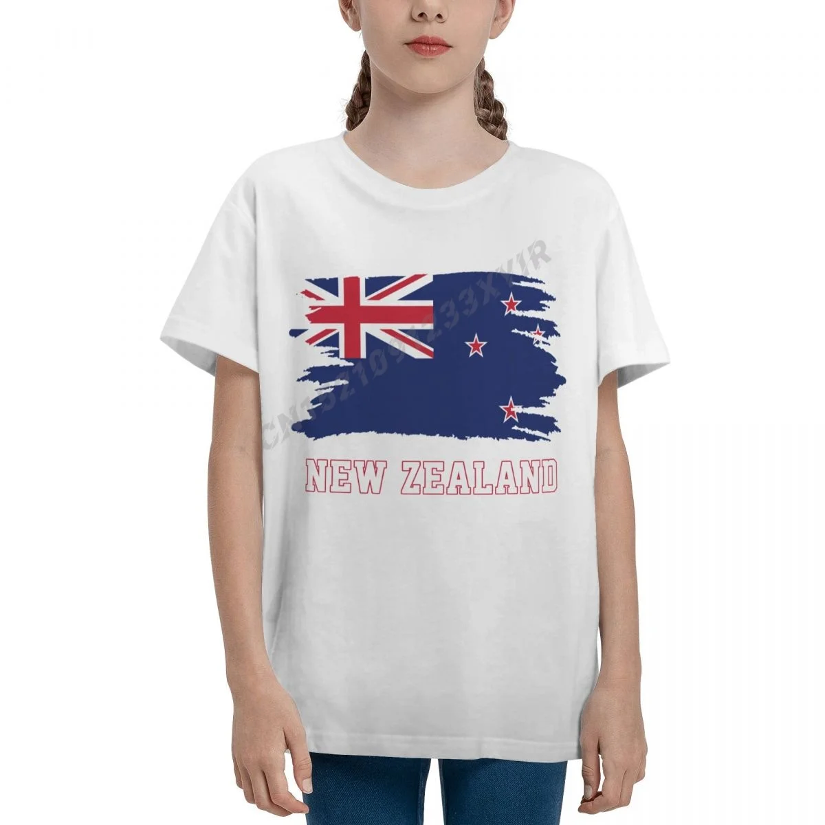 

Футболка детская с круглым вырезом и коротким рукавом, 100% хлопок