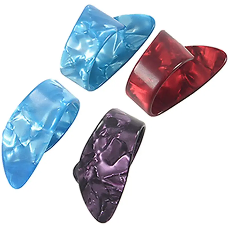 

4 Pieces Celluloid Guitar Thumb Picks