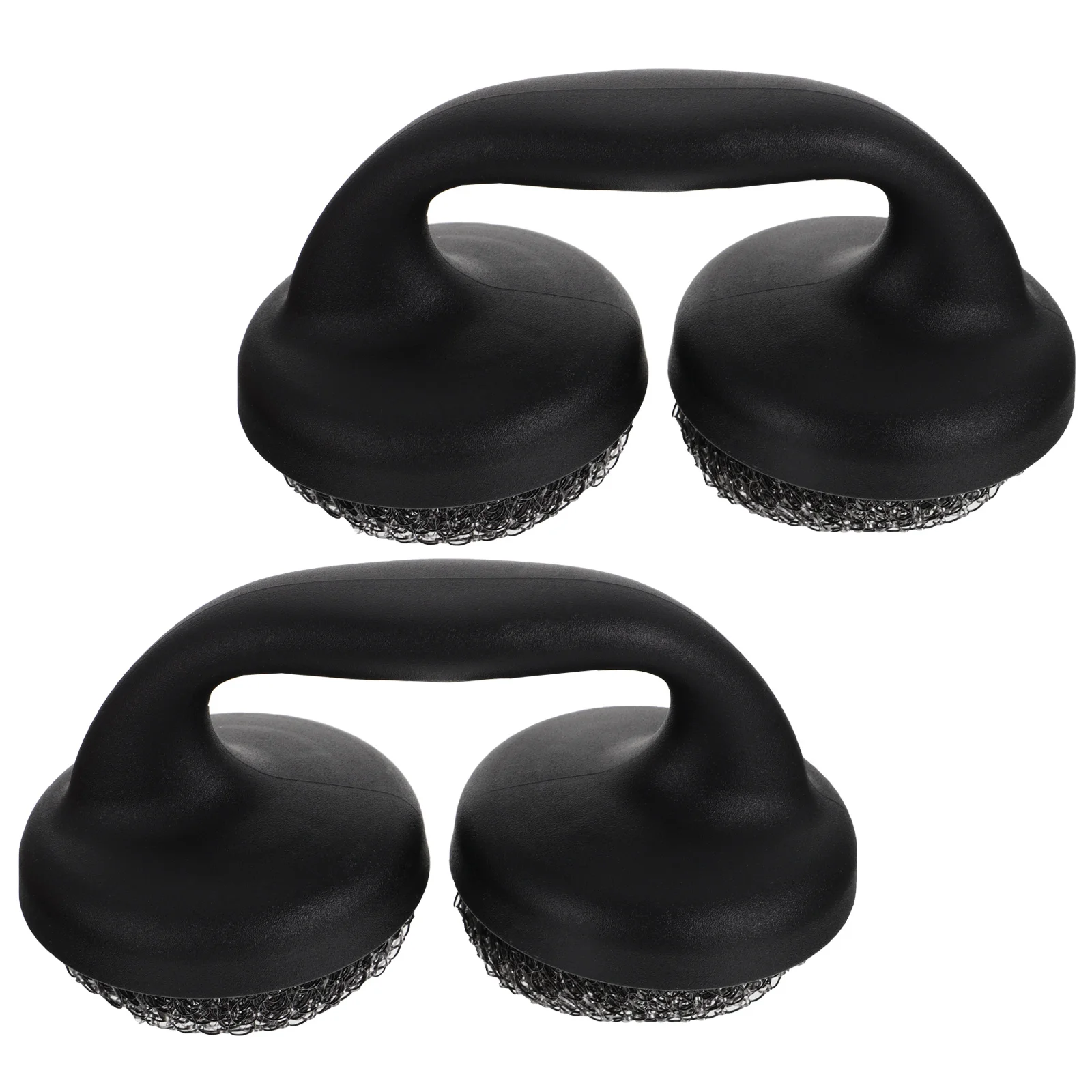 

BBQ Wire Brush Steel Grill Scrubber Oven Cleaning Accessory Household Barbecue Small