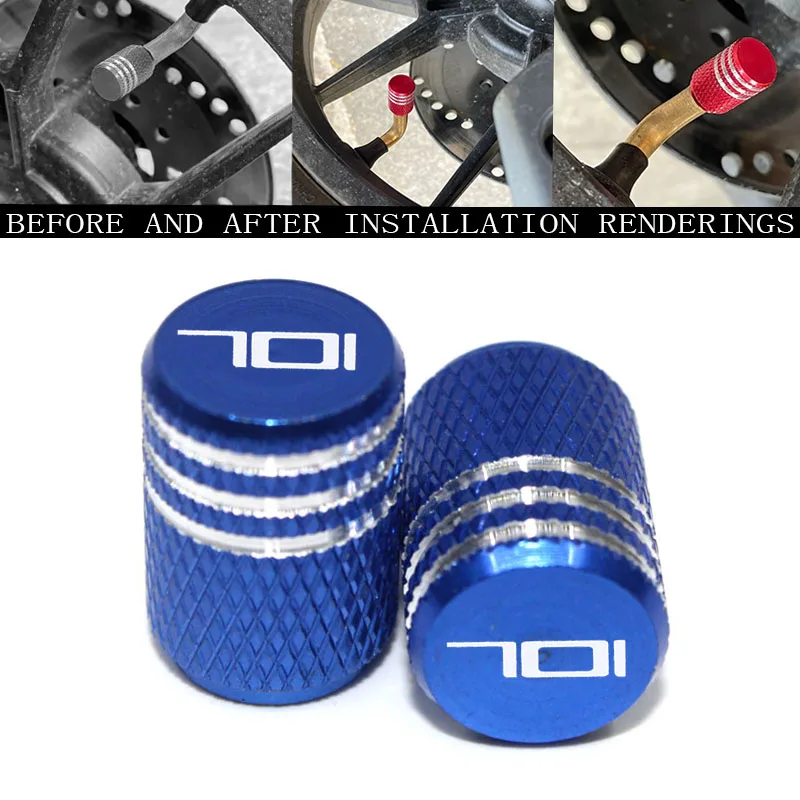 

For Husqvarna 701 SUPERMOTO & ENDURO Motorcycle Accessories Wheel Tire CNC Aluminum Valve Stem Caps Airtight Covers