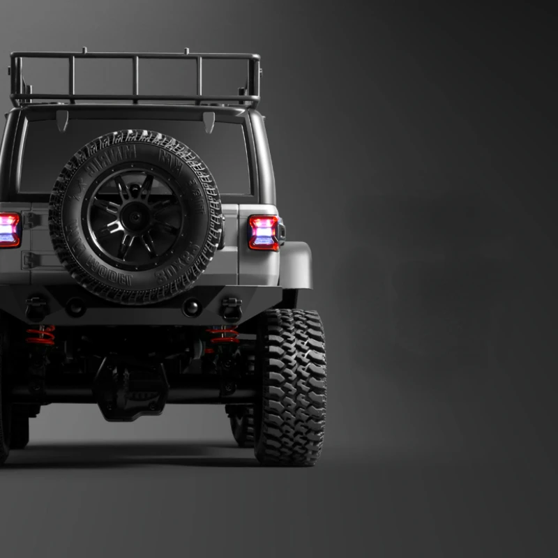 Радиоуправляемый автомобиль MN128 1/12 4WD внедорожник с подсветкой имитация