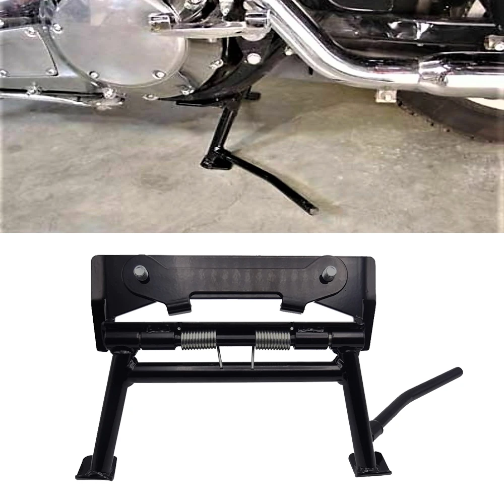 Heavey Duty Steel Center Stand Fit 1980-2008 Harley Touring Road King Electra Road Street Glide Models