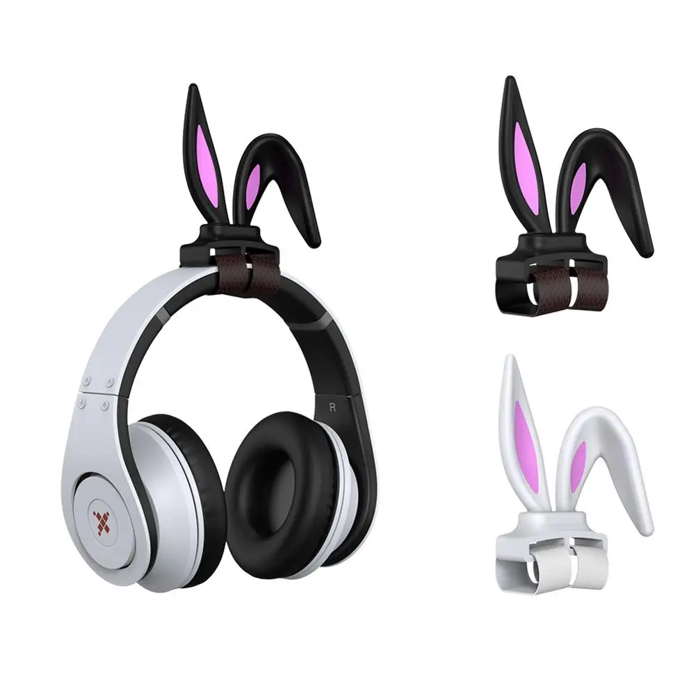 

Lightweight Earphone Charms Silicone Decorations Headphone Cute Rabbit Ear Pendant Jewelry Earphone Accessories