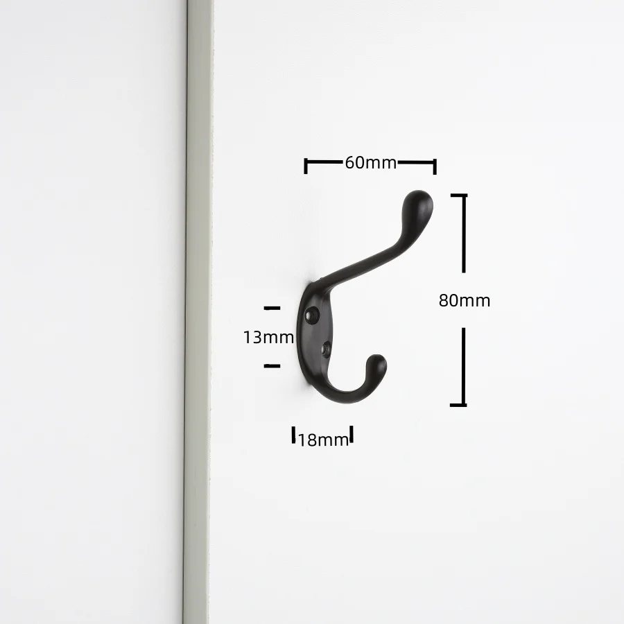 

Двойные металлические крючки для одежды