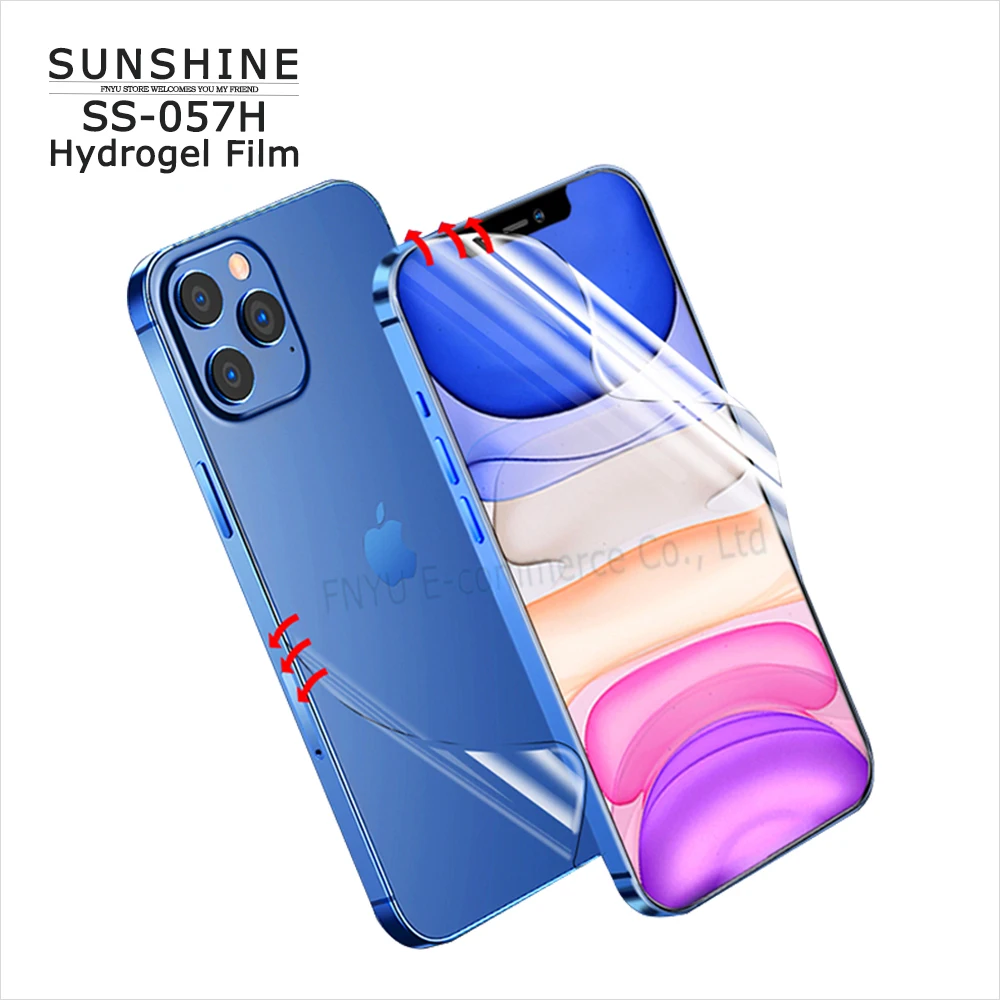 

Hydrogel Film HD Flexible SUNSHINE SS-057H 50Pcs/Lot Imported Anti-peep Sensitive to the touch Technology No fingerprints