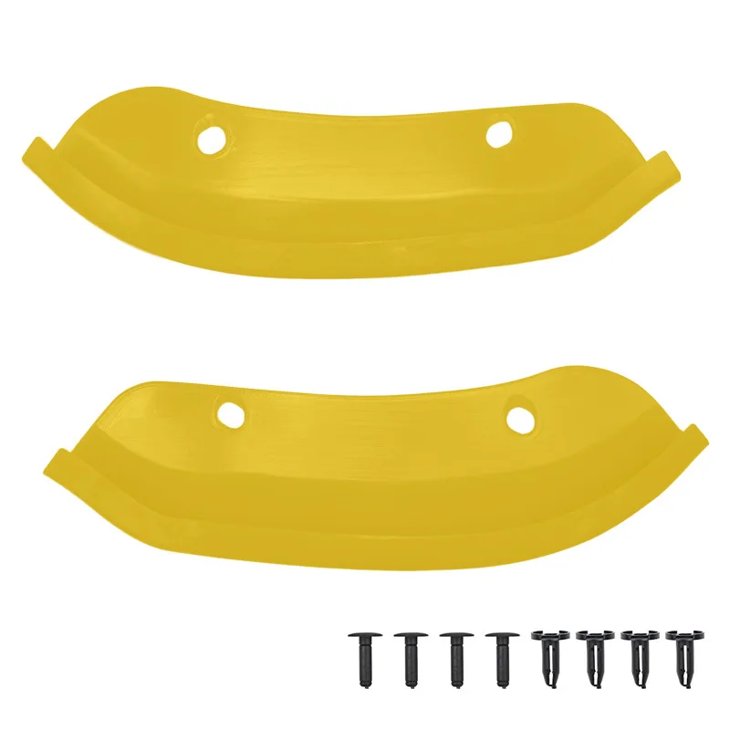 

Для Dodge Challenger SRT Hellcat 2015-2020 передний бампер, сплиттер, защита для губ, спойлер, желтый диффузор, защитная крышка