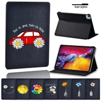 daisy series tablet case for apple ipad air 4 2020 air 5 2022 10 9inch anti fall protective shell pu leather flip stand cover