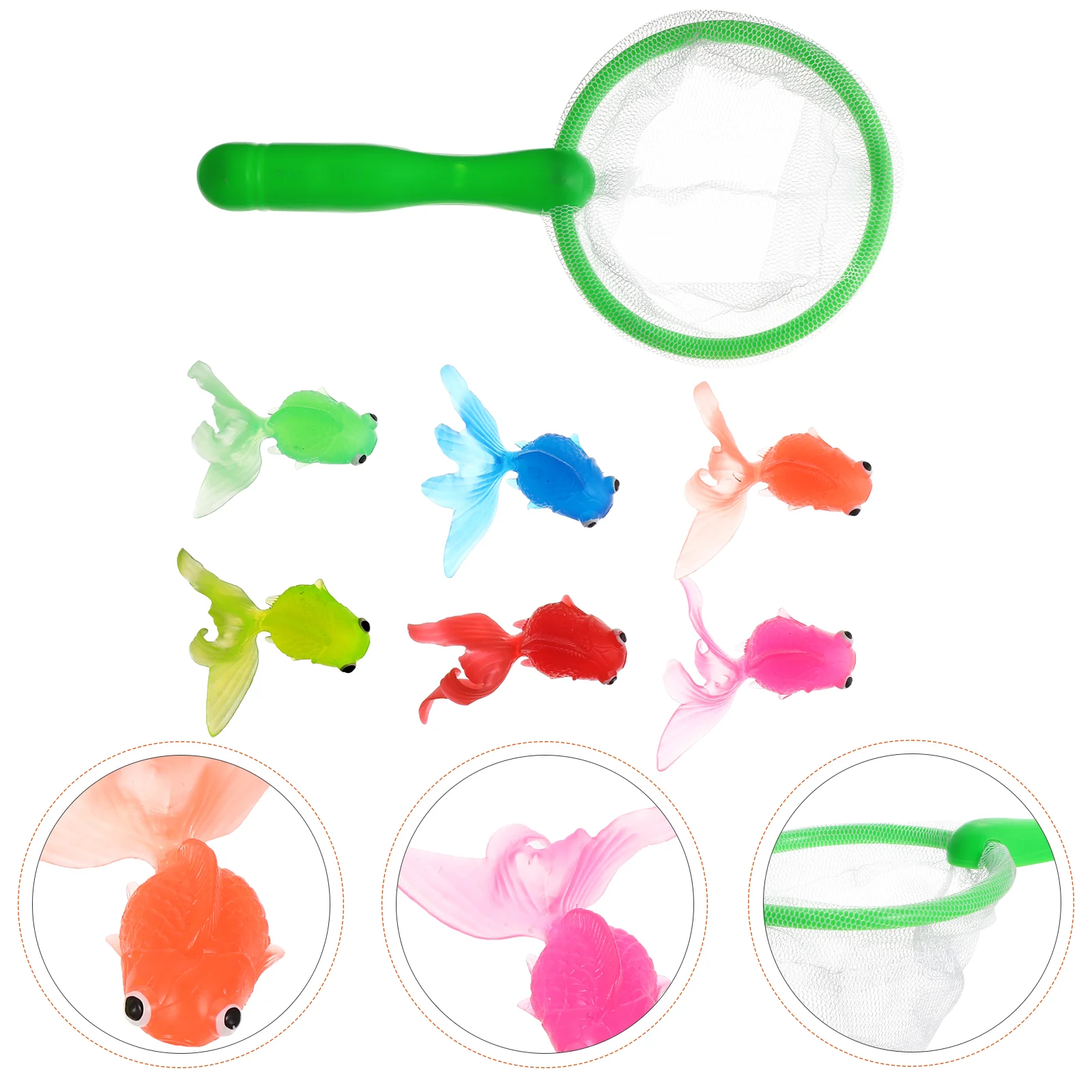 

Fishnet Soft Rubber Goldfish Suit Child Toddler Toy Toys Toddlers Boys Infant Bath