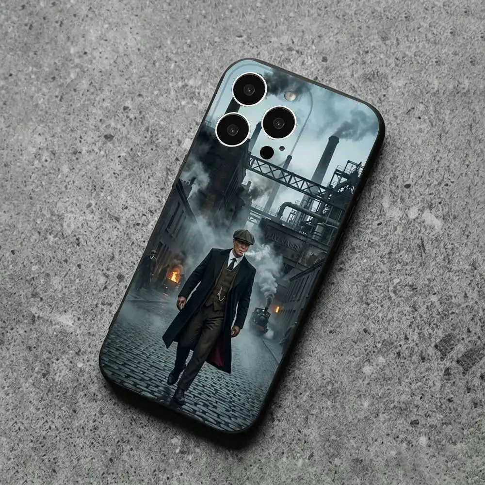 Фото Чехол P-Peaky Blinders Tommy Shelby для iPhone 17 11 12 13 15 16 14 Pro Max X XR XS Plus SE, роскошный чехол-футляр №5
