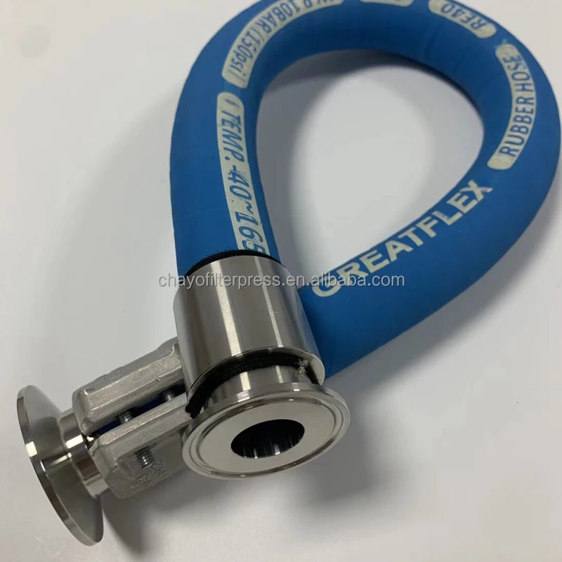 

Food grade sanitary beer hose with stainless steel clamp