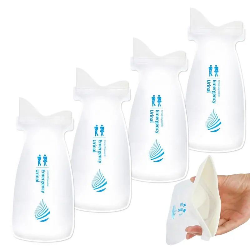 

Car Urine Bag Unisex Urinal Toilet Convenience Bag Easy To Use Urine Pee Bags For Camping Travel And Traffic Block