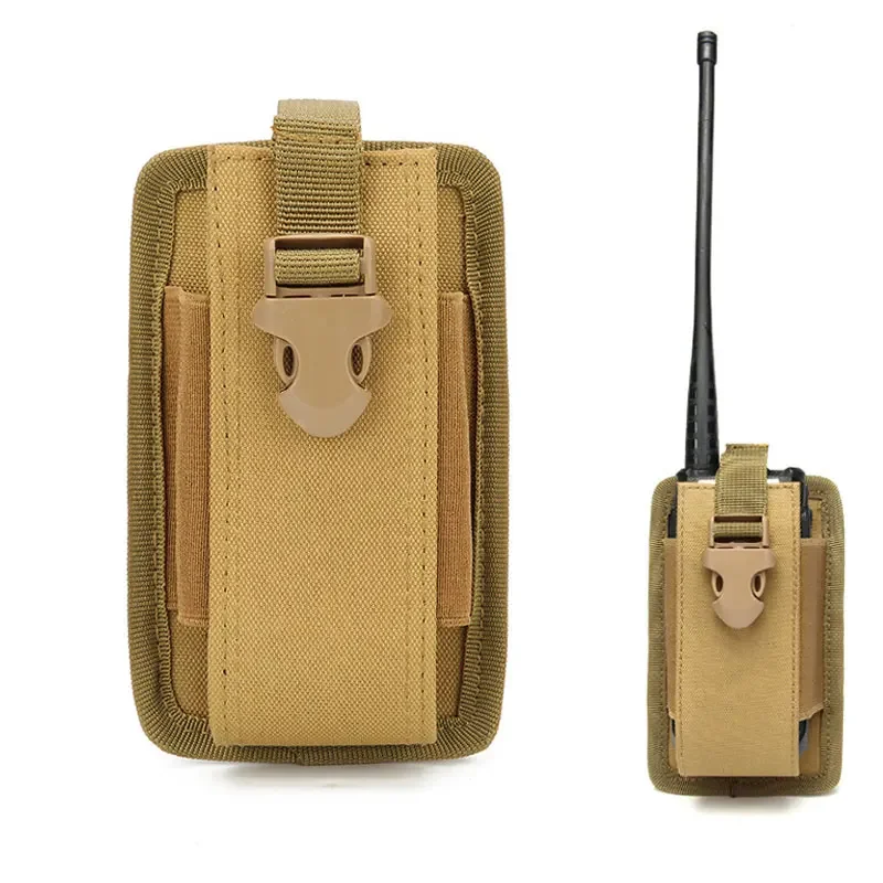 

1000D Tactical Walkie Talkie Pouch Molle Interphone Radio Pouch Storage Case Walkie-Talkie Holder Outdoor Military Accessary Bag