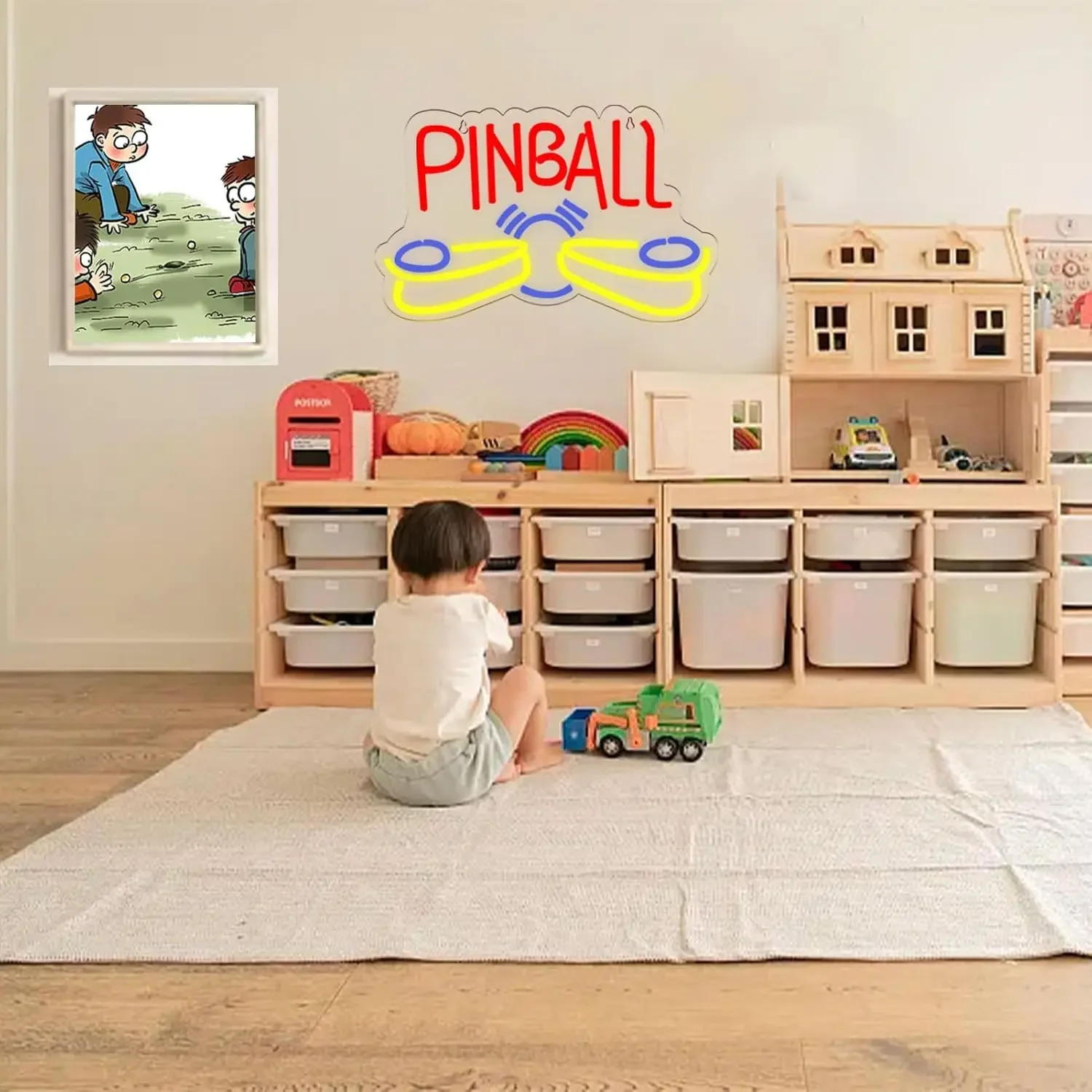 Неоновые Вывески В Стиле Ретро Светодиодный Настенный Декор Для Пинбола Игровой