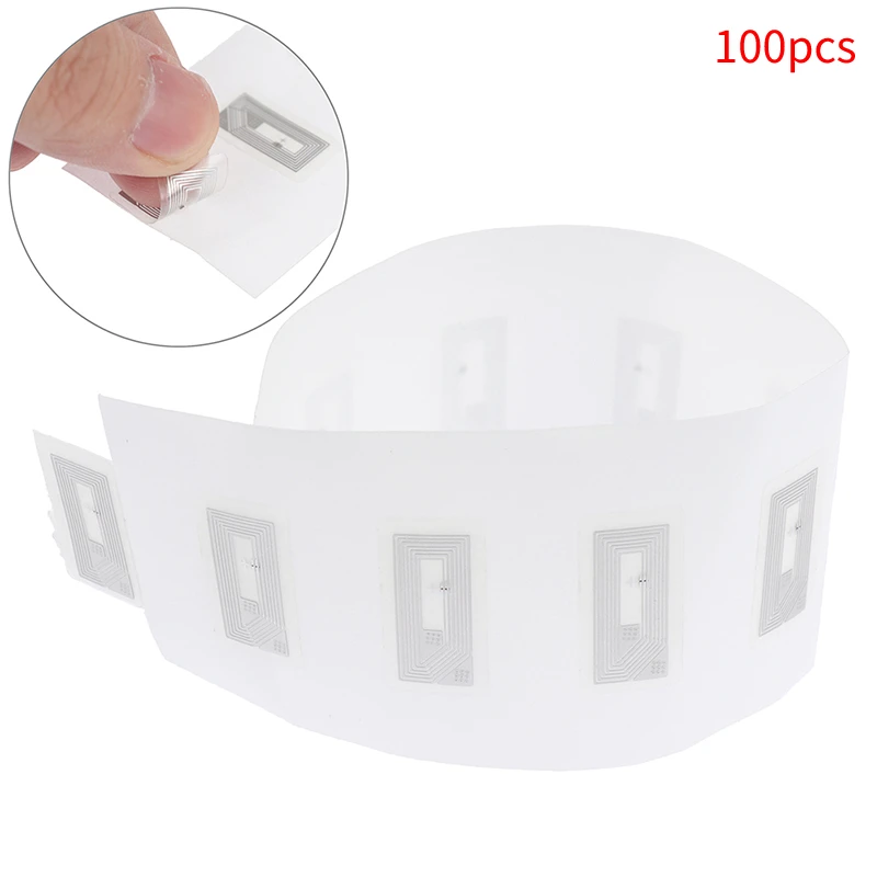 

100 шт. NFC чип Ntag213 наклейка влажная инкрустация 2*1 см 13,56 МГц RFID NTAG213 ярлык Прямая поставка