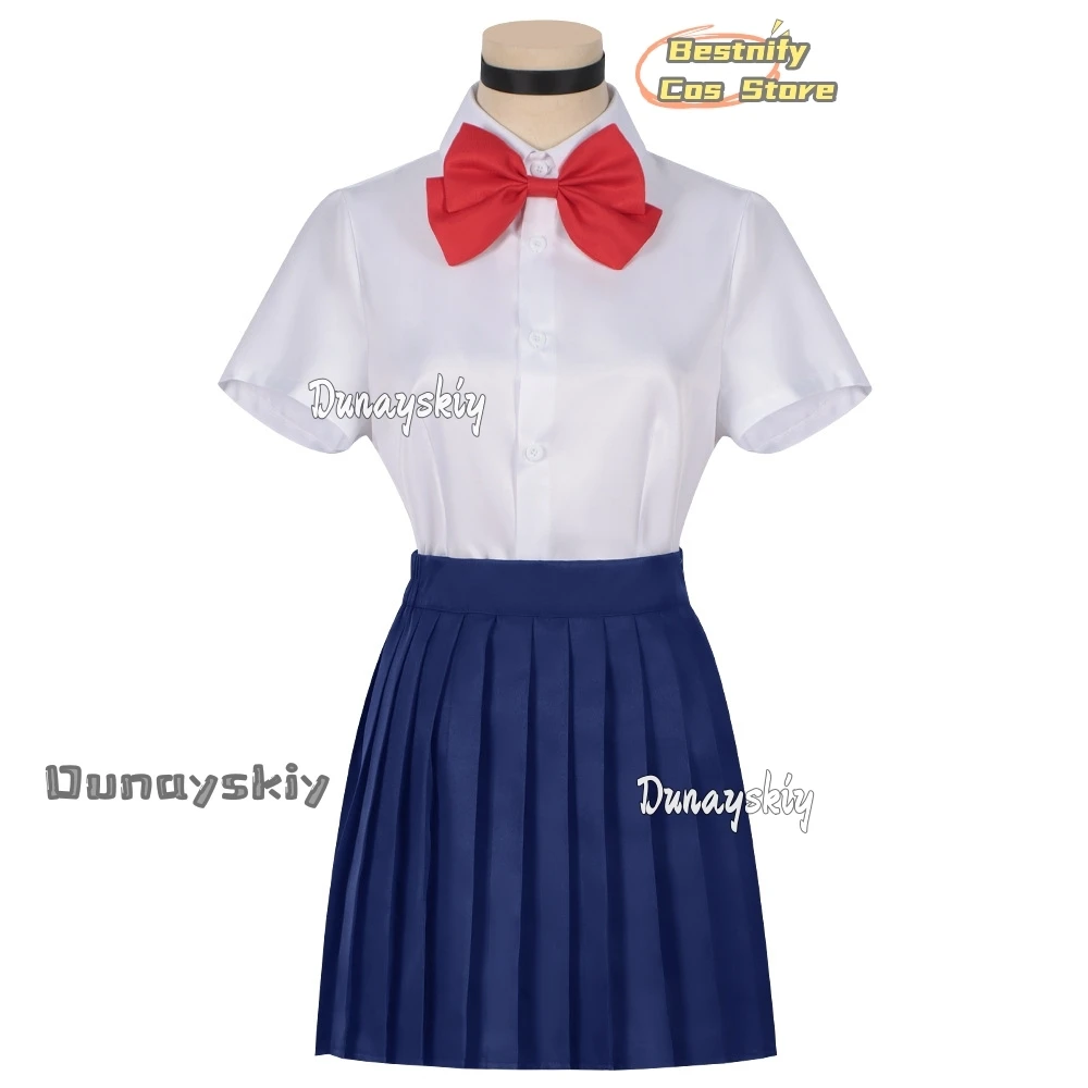 Аниме Dandadan Косплей Момо Аясе Костюм JK Школьная форма Платье Кофты отличного
