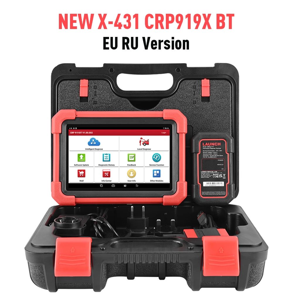 

Новый сканер LAUNCH X431 CRP919X BT OBD2, автомобильные диагностические инструменты, автомобильный CANFD DOIP ECU, кодирование OBDII, профессиональная