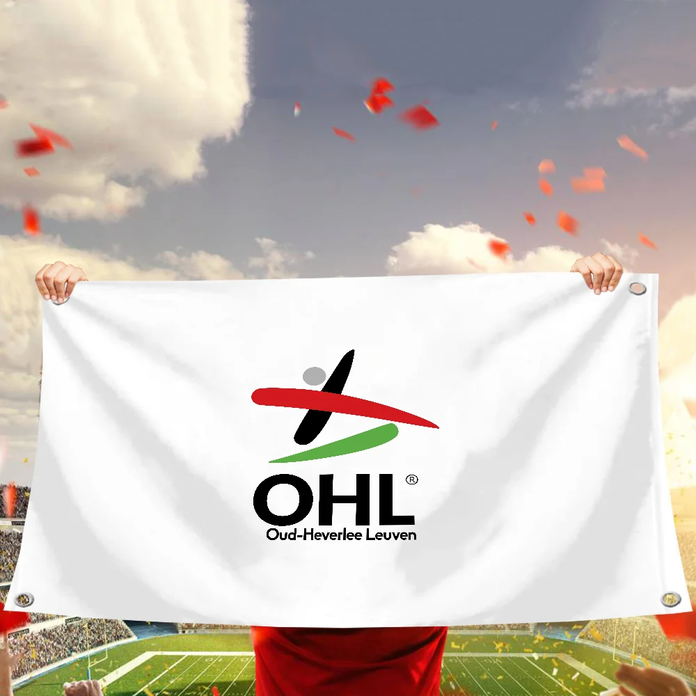 Oud-Heverlee Leuven FC Садовый Флаг Односторонний Печатный Полиэстеровый Уличный Баннер
