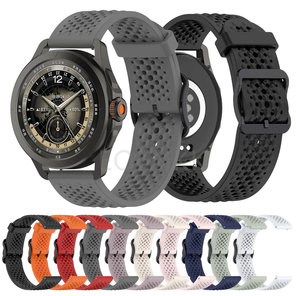 Ремешок силиконовый для Xiaomi Watch S4 Sport/S3/S2/2/S1 Pro оригинальный браслет наручных часов