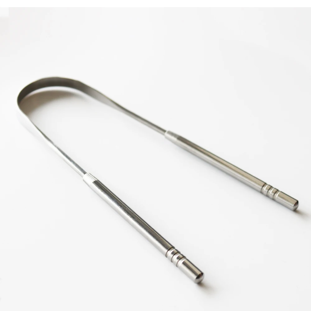 1 шт. скребок для языка из нержавеющей стали