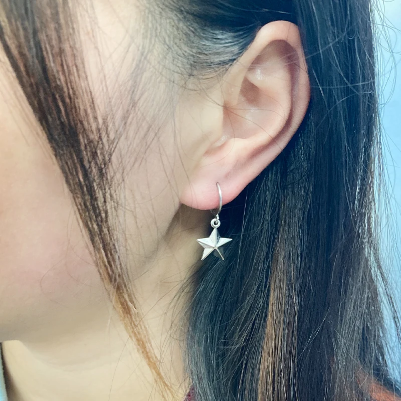 Серьги из нержавеющей стали для женщин французские милые маленькие