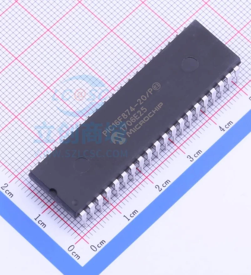 

PIC16F874-20/P Package DIP-40 New Original Genuine Microcontroller (MCU/MPU/SOC) IC Chi