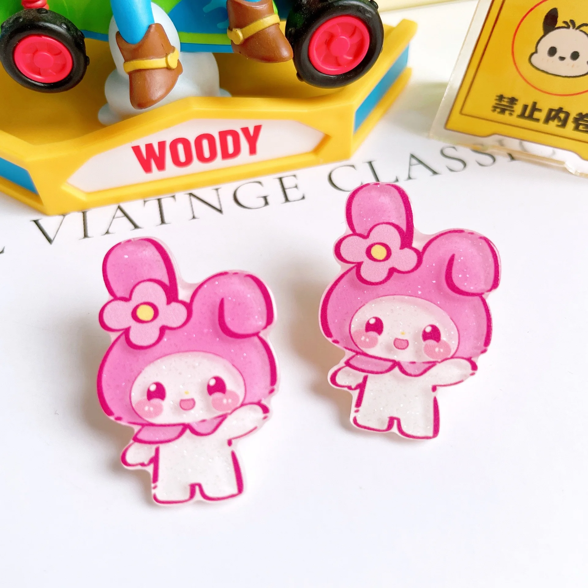 10 шт. новые милые акриловые украшения для скрапбукинга с изображением собаки