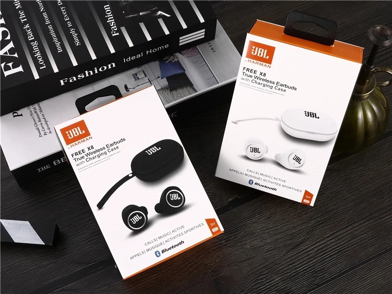 JBL TWS-18/X8 Wireless Bluetooth Headset Subwoofer Stereo Earbud Sports with Charging Box