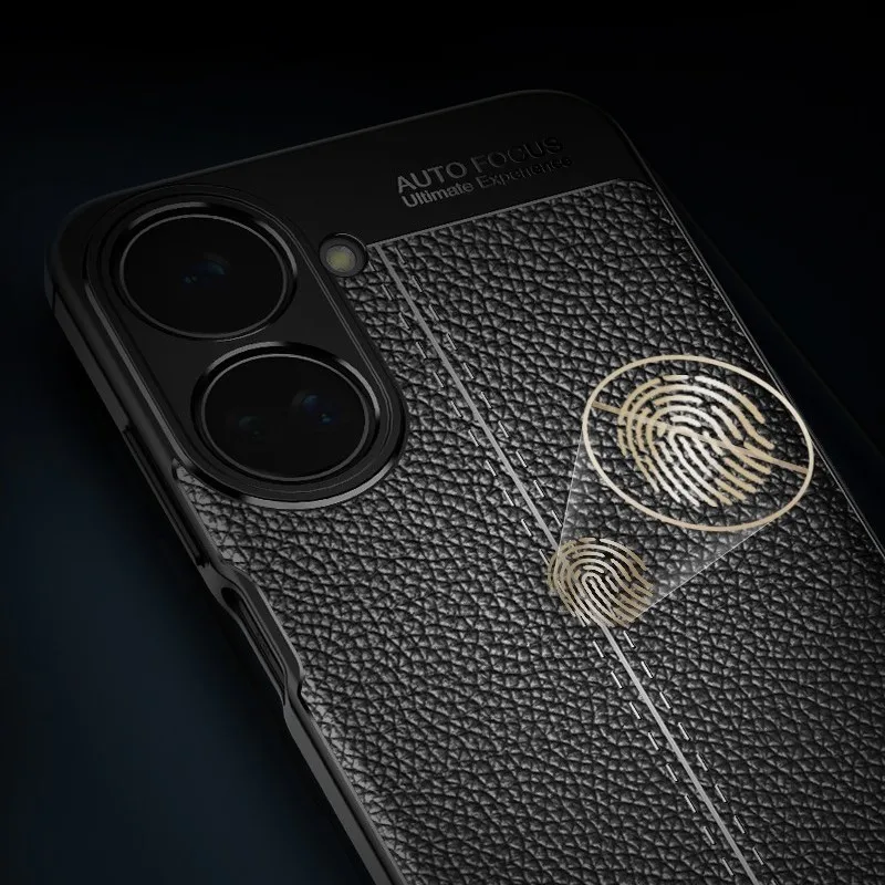 For Realme 10 4G Case for Realme 10 4G cover Luxury Leather Soft Silicone Shockproof TPU Bumper Cover For Realme 10 4G