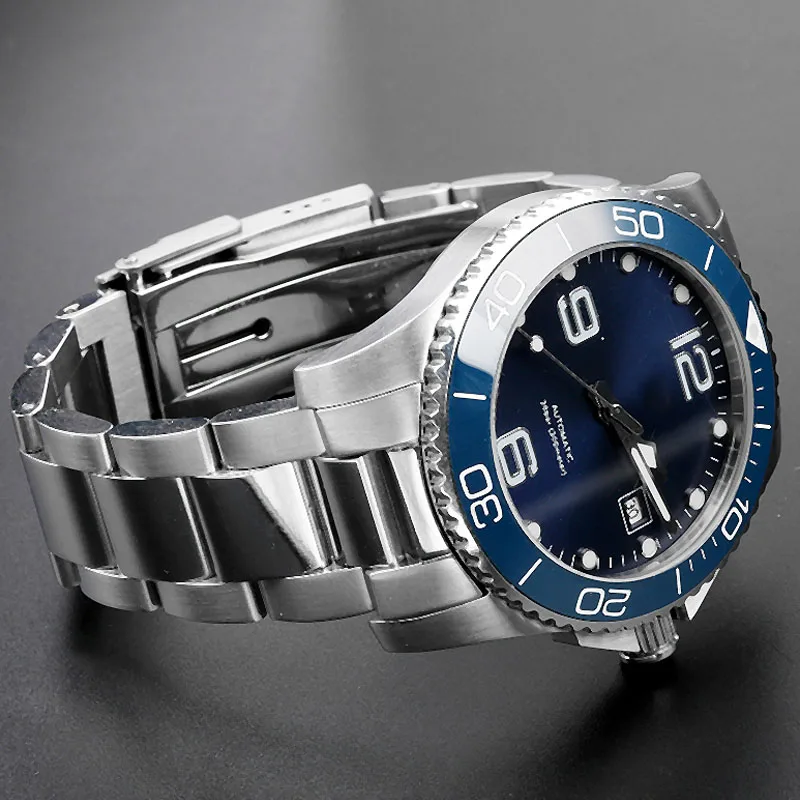 Curved End Stainless steel Watch Strap for Longines master Conquest HydroConquest L3.642.4 L3.781.4 Bracelet Accessories 21MM