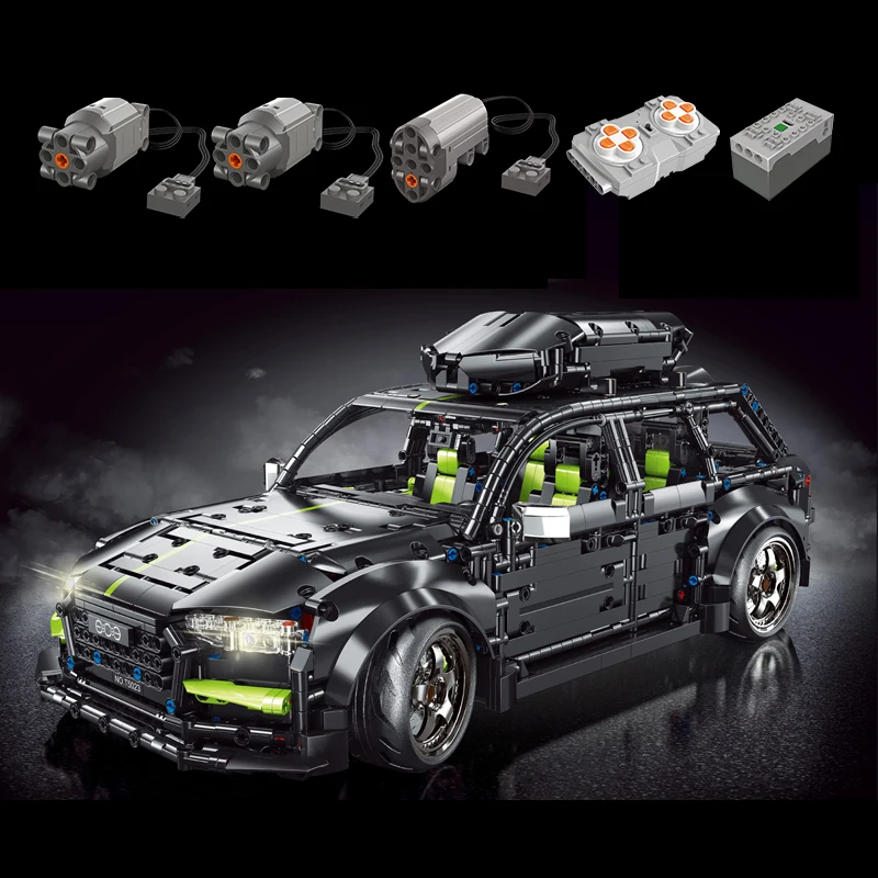 Технический автомобиль строительные блоки APP пульт дистанционного управления