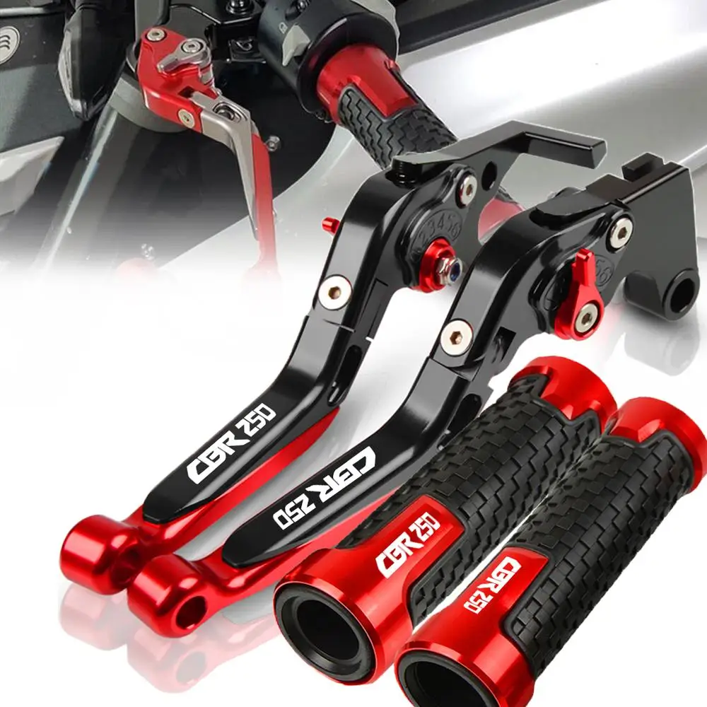 

CBR250 NSR 250 Handlebar Hand Grips For Honda CBR 250 NSR250 1988 1989 1990 1991 1992 1993 1994 Motorcycle Brake Clutch Levers