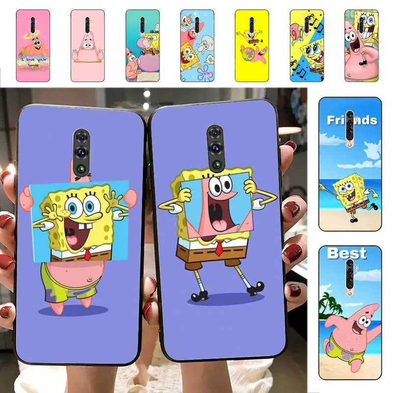 

BANDAI SpongeBob Patrick Star Phone Case for Vivo Y91C Y11 17 19 17 67 81 Oppo A9 2020 Realme c3