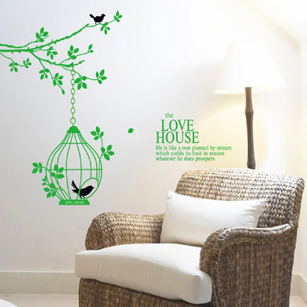 

Cage Sitting Room Background Can Remove The Wall Stick Household Adornment Bedroom Wall Stickers