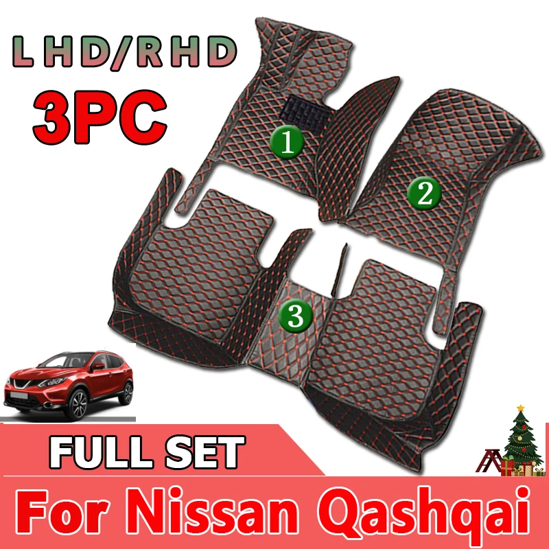 

Автомобильные коврики LHD для Nissan Qashqai J11 2022 2021 2020 2019 2018 2017 2016 2014 Коврики Защитные аксессуары коврики