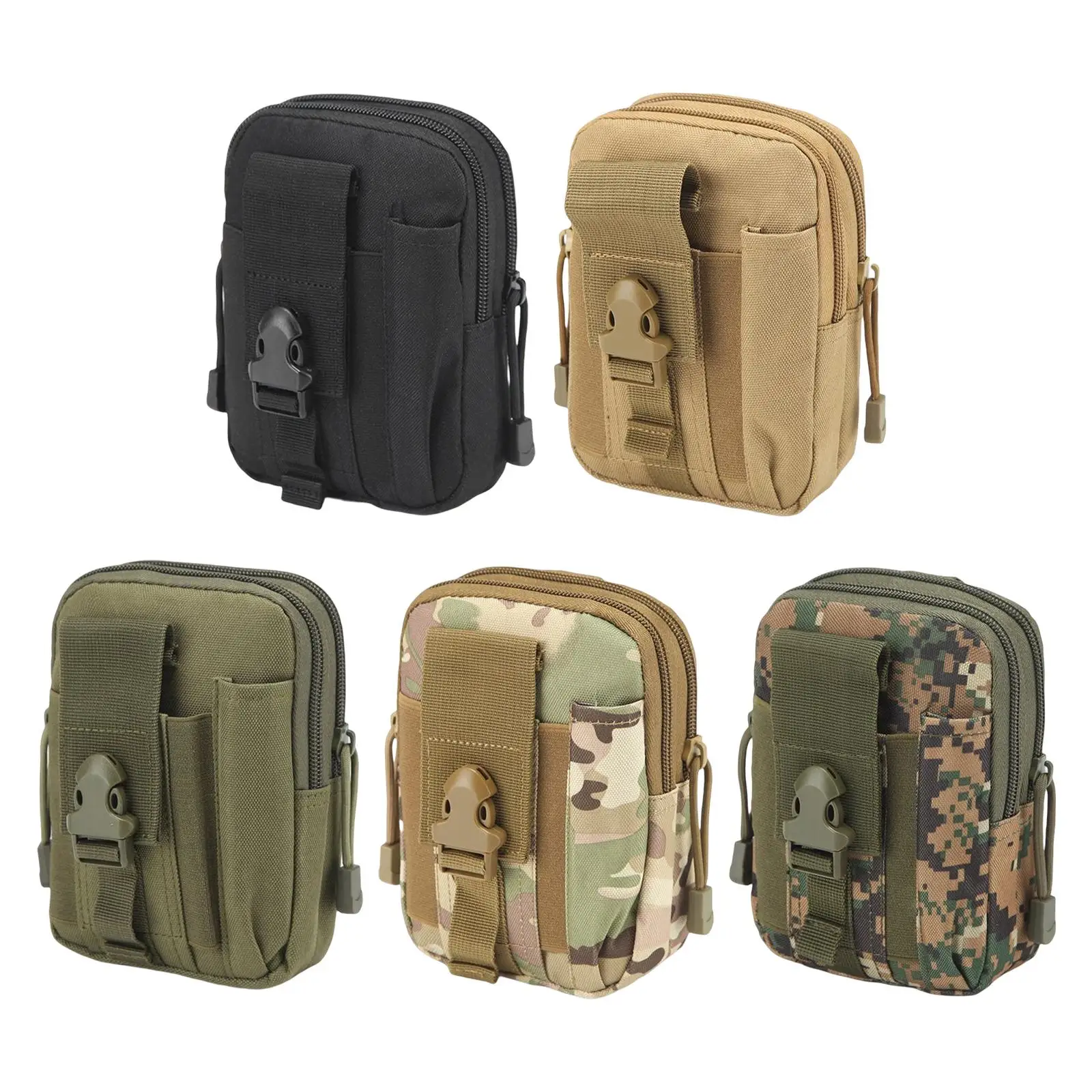 

Прочный поясной кошелек на молнии, универсальный держатель для ключей для охоты, телефона