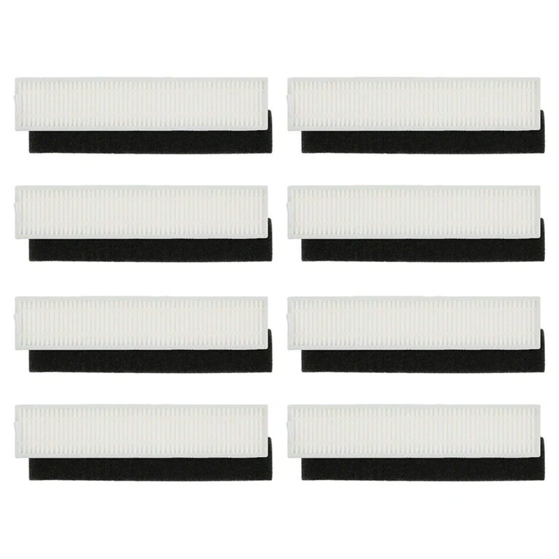 

A06I 8Sets HEPA Filter Filter Cotton Sweeping Robot Replacement Accessories For Ecovacs D36A/Tcr-S/S2/Da611 Spare Parts