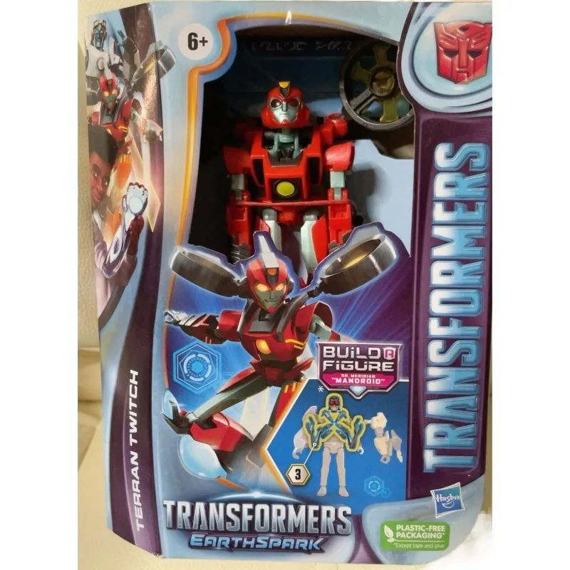 Фото Новая оригинальная фигурка Hasbro Transformers EARTHSPARK TERRAN TWITCH, модель игрушки №3