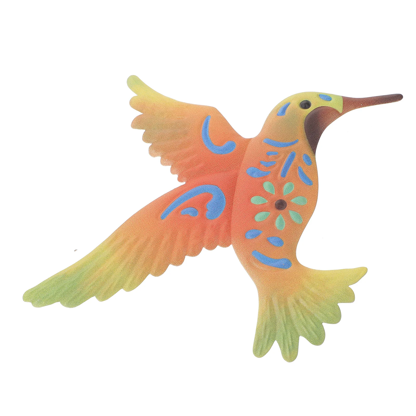 

Wall Hummingbird Metaldecor Bird Sculpture Garden Birds Outdoor Decoration Hanging Iron Sign Animal Flying Yard Decorations