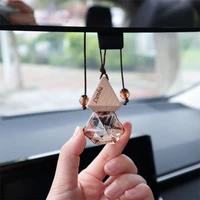 auto scent perfume women car air freshener lasting fragrance hanging car perfume accessories with rope beads