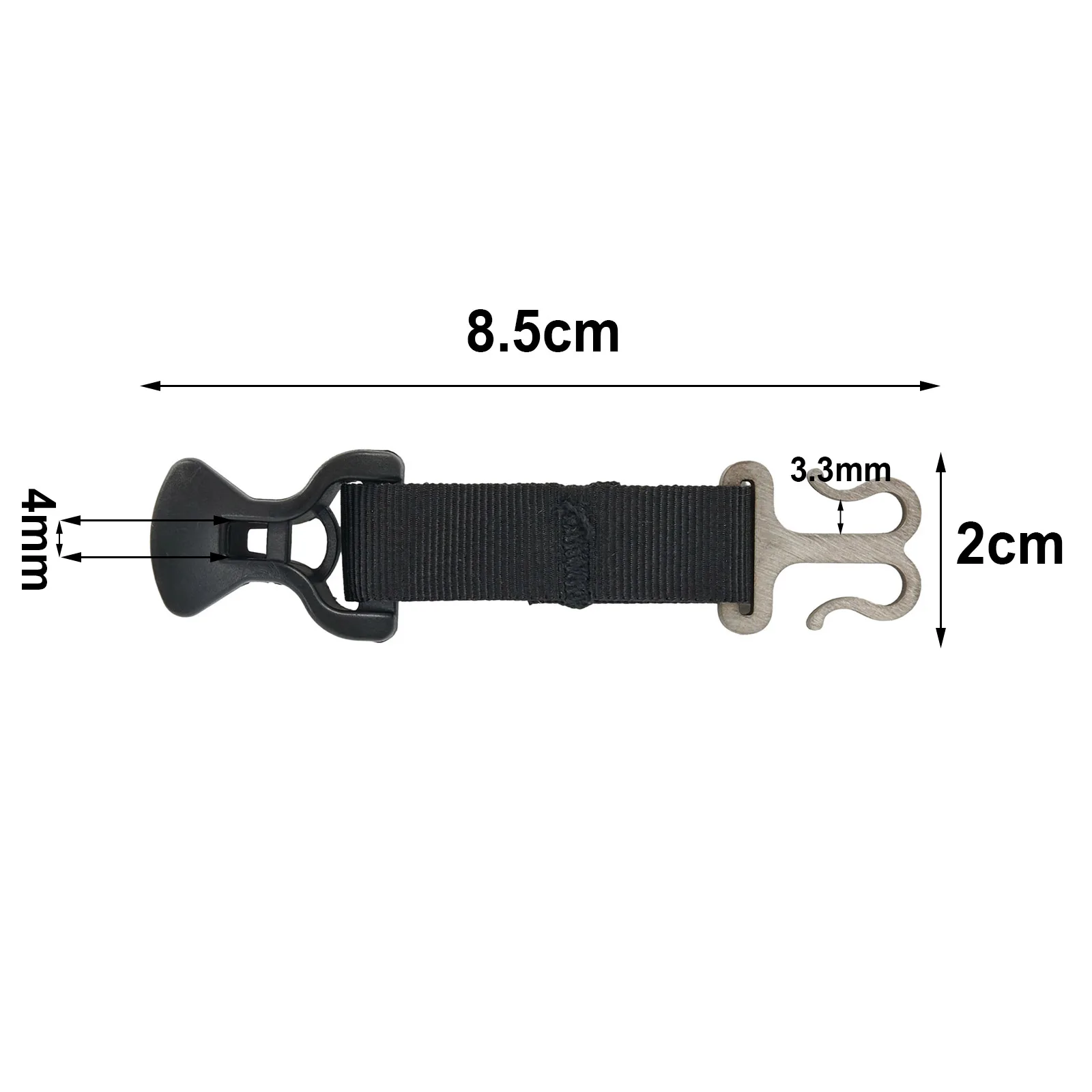 

Крючки Пряжка для палатки держатель веревки практичный в использовании около 85x20 мм соединение нейлон + нержавеющая сталь + ABS высокое качество